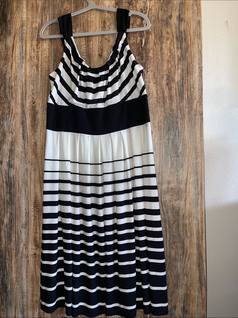 Classic Black & White Striped Sundress